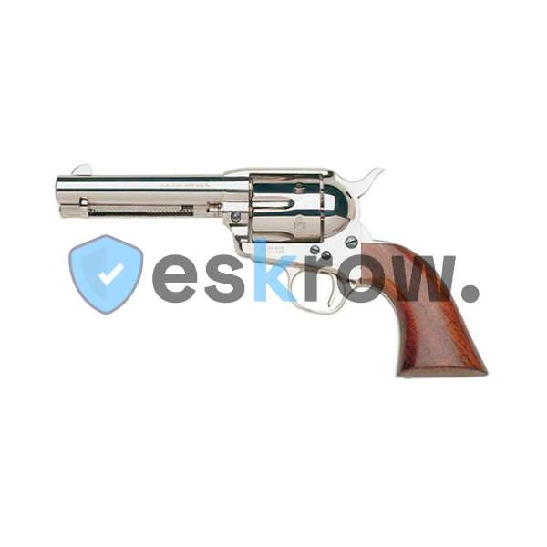 Taylors and Co Uberti 1873 Cattleman Polished Nickel .357 Mag 5.5" Barrel 6-Rounds