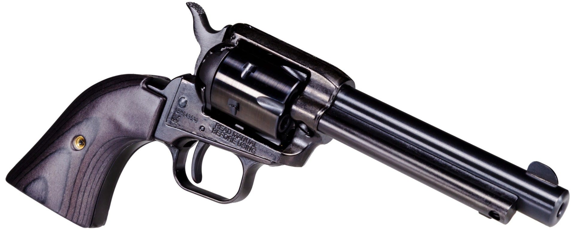 Heritage Firearms Rough Rider .22 LR 4.75" Barrel 6-Rounds Laminate Wood Grip - Image 3